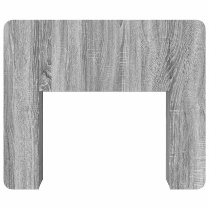 vidaXL Headboard Cabinet with Storage Grey Sonoma Engineered Wood 5