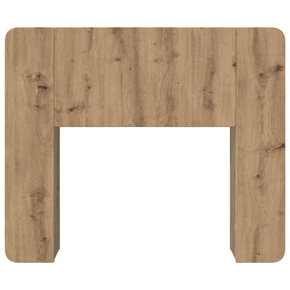 vidaXL Headboard Cabinet Artisan Oak 100 cm Engineered Wood 5