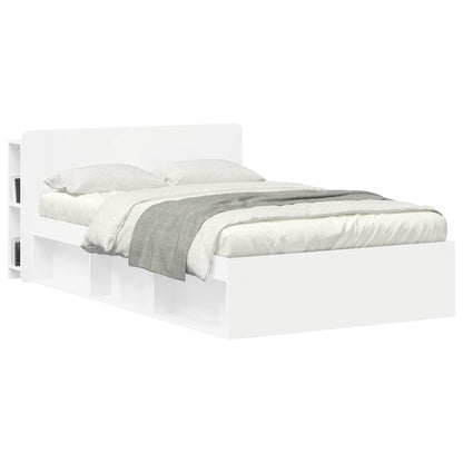 vidaXL Headboard Cabinet White 135 x 18.5 x 80 cm Engineered Wood 3