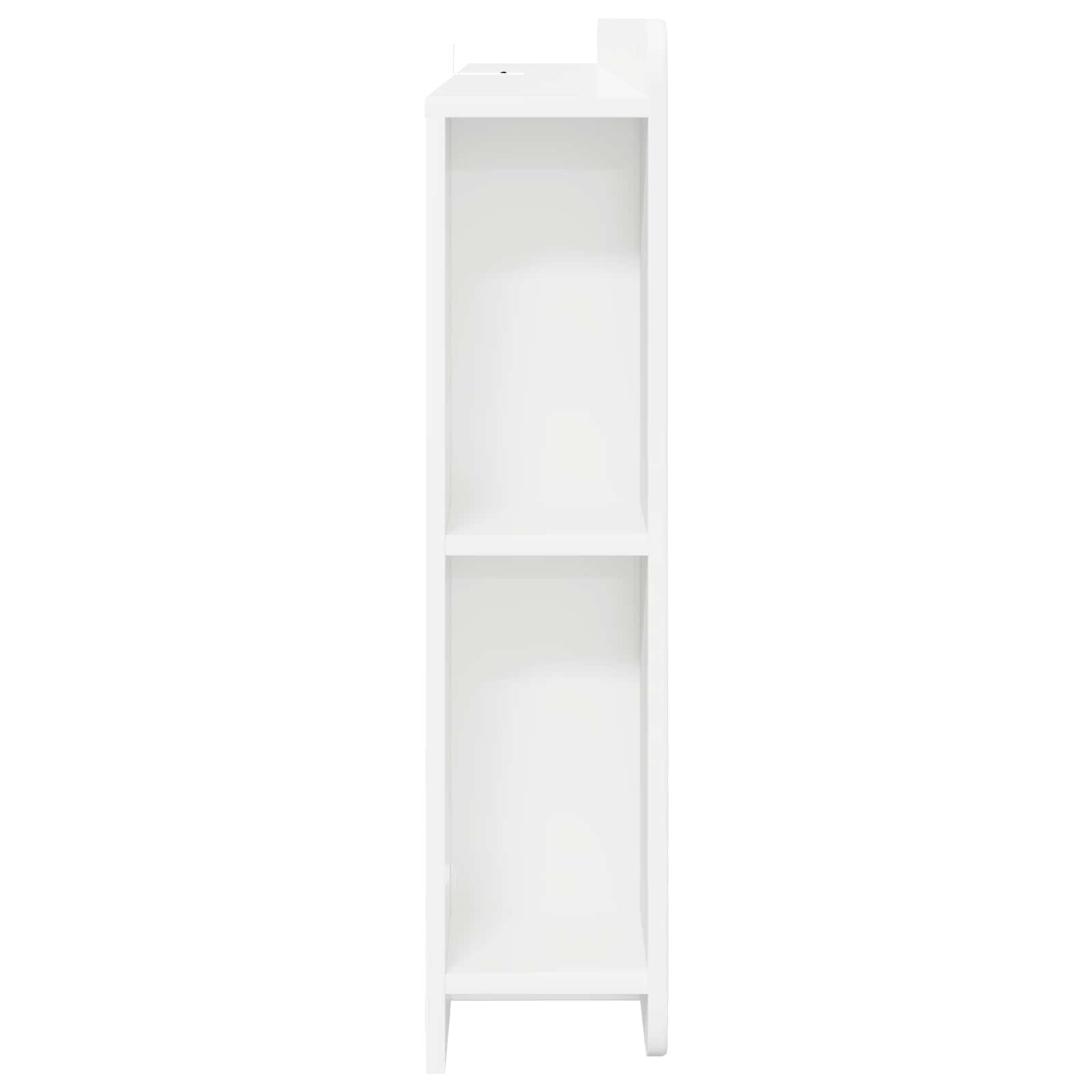 vidaXL Headboard Cabinet White 135 x 18.5 x 80 cm Engineered Wood 6