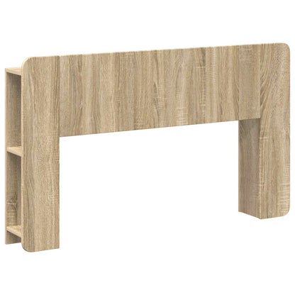 vidaXL Headboard Cabinet with Storage Sonoma Engineered Wood 2