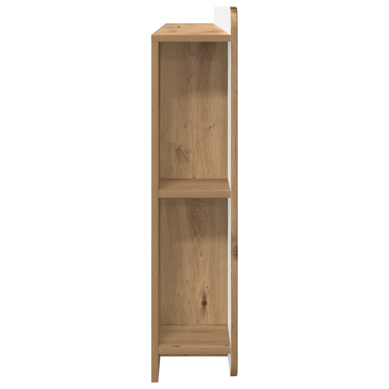 vidaXL Headboard Cabinet Artisan Oak Engineered Wood 6