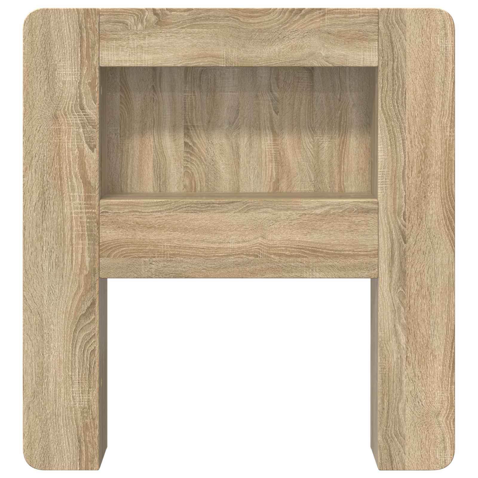 vidaXL Headboard Cabinet with Storage Sonoma Oak Engineered Wood 5