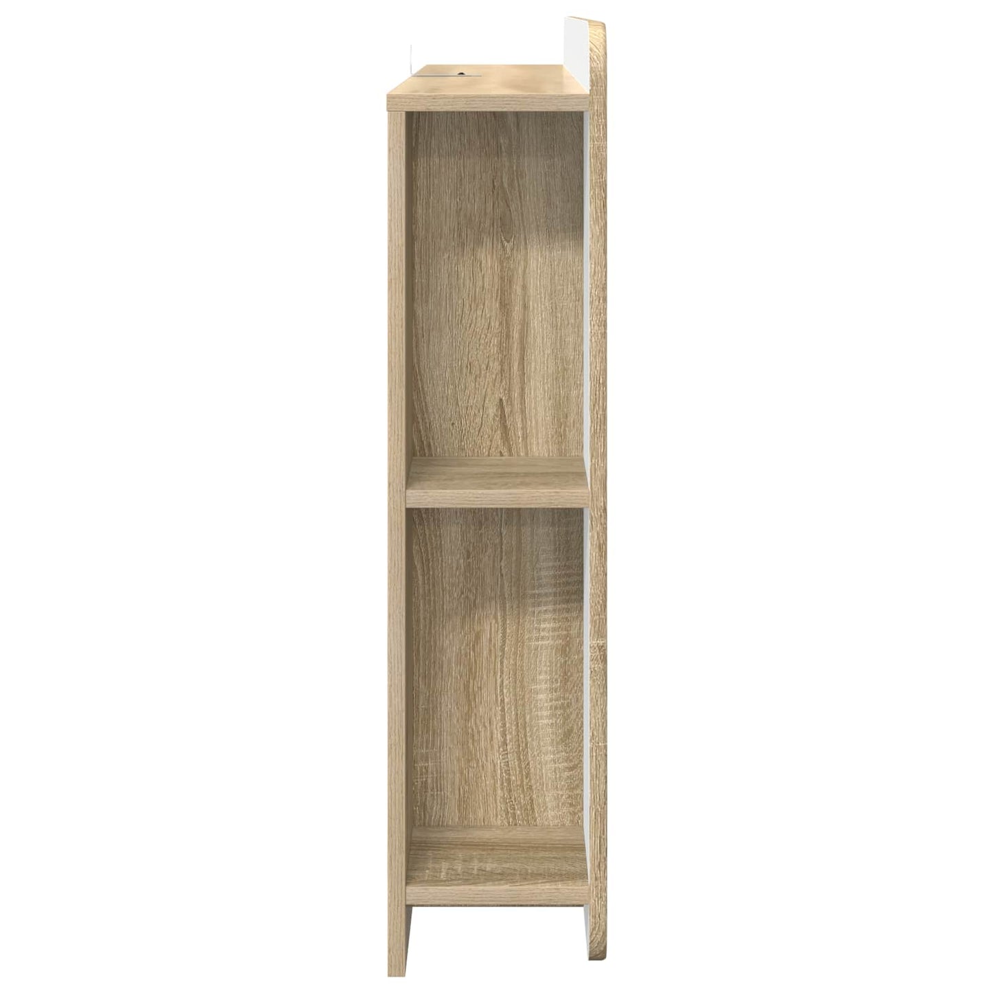 vidaXL Headboard Cabinet with Storage Sonoma Oak Engineered Wood 6