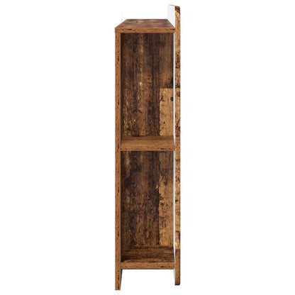vidaXL Headboard Cabinet with Storage Old Wood Engineered Wood 6