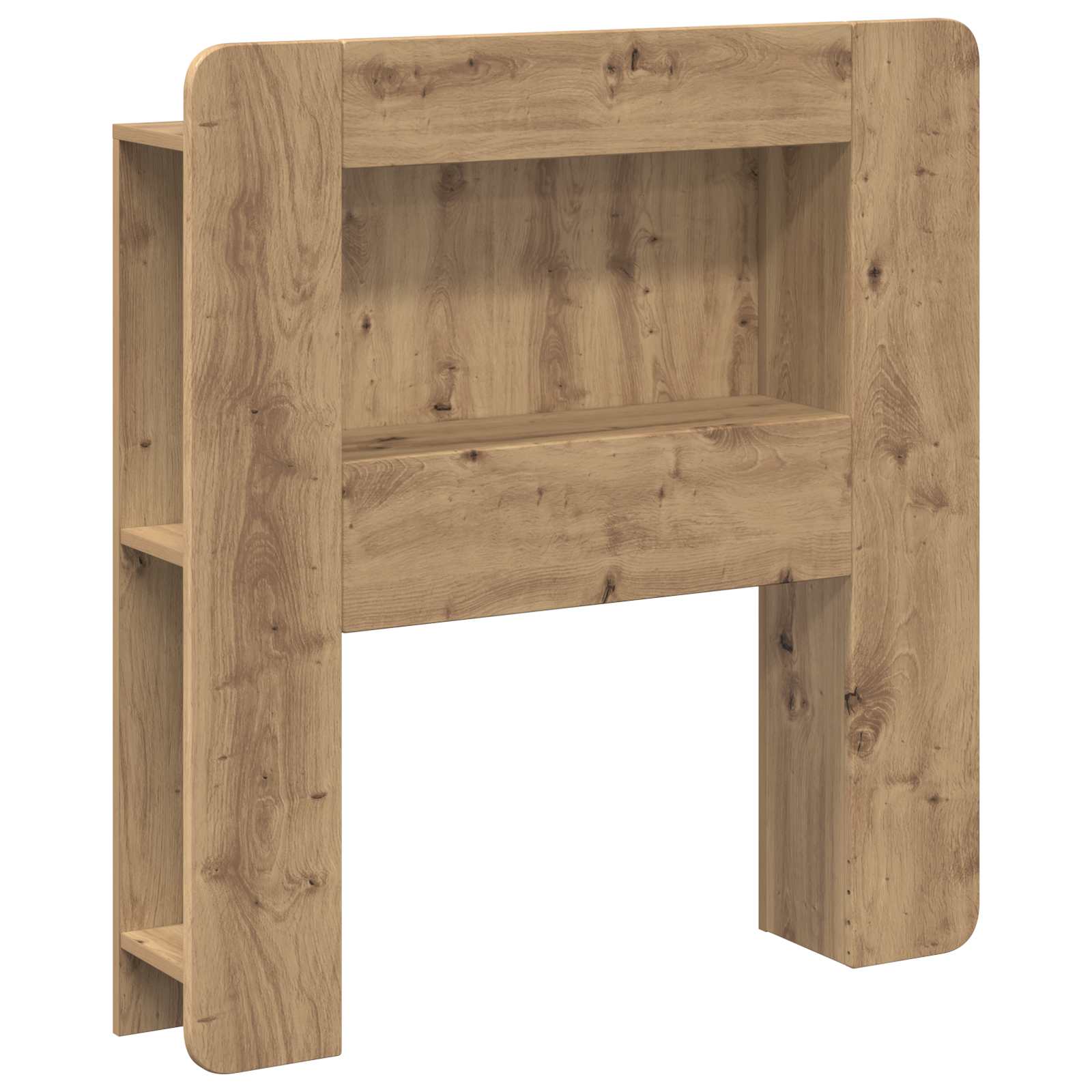 vidaXL Headboard Cabinet Artisan Oak 80 cm Engineered Wood 2