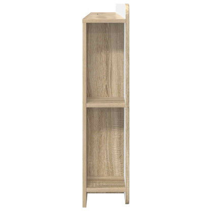 vidaXL Headboard Cabinet with Storage Sonoma Oak Engineered Wood 6