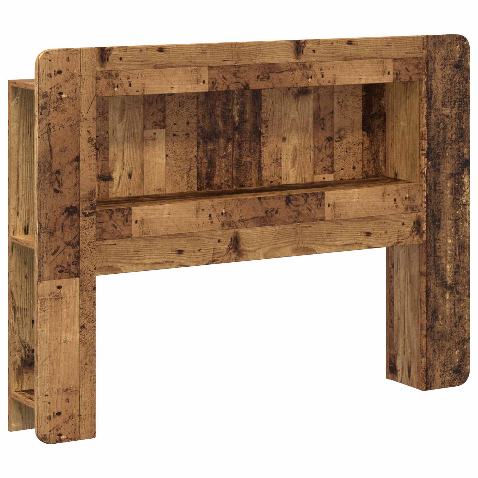 vidaXL Headboard Cabinet with Storage Old Wood Engineered Wood 2