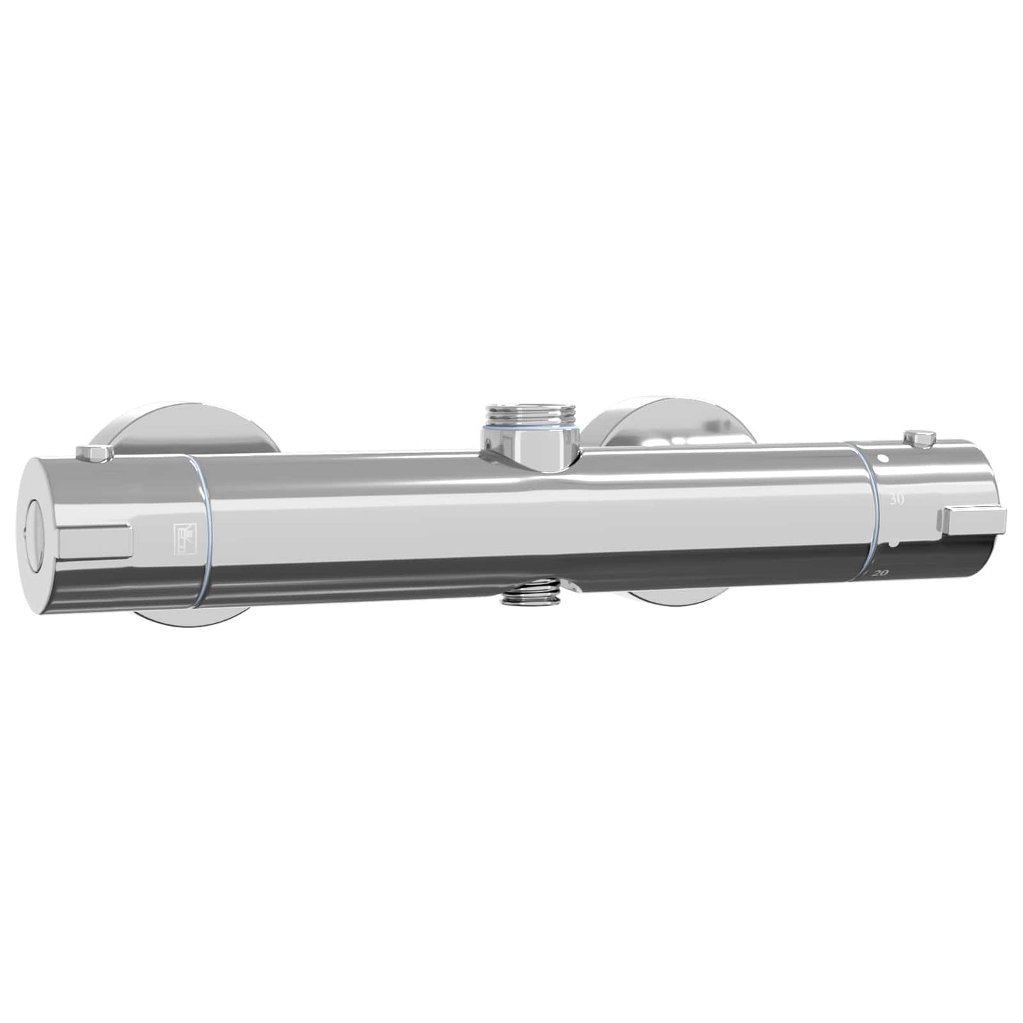 vidaXL Thermostatic Shower Mixer Stainless Steel 201 27 x 8 x 6 cm 2