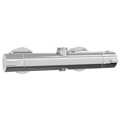 vidaXL Thermostatic Shower Mixer Stainless Steel 201 27 x 8 x 6 cm 2