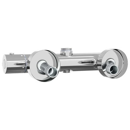 vidaXL Thermostatic Shower Mixer Stainless Steel 201 27 x 8 x 6 cm 5