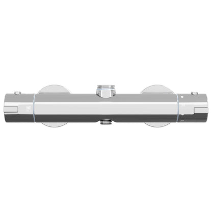 vidaXL Thermostatic Shower Mixer Stainless Steel 201 27 x 8 x 6 cm 4