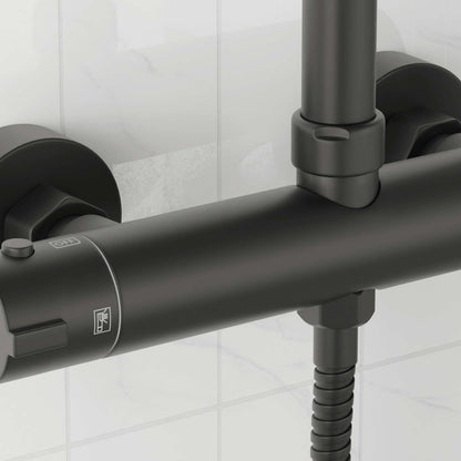 vidaXL Thermostatic Shower Mixer Stainless Steel 201 27 x 8 x 6 cm 3