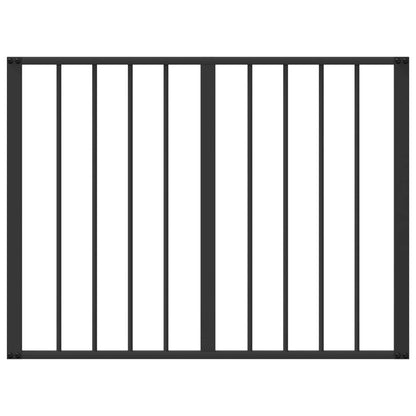 vidaXL Dog Gate 4 pcs Black 80 x 60 cm Galvanised Steel 5