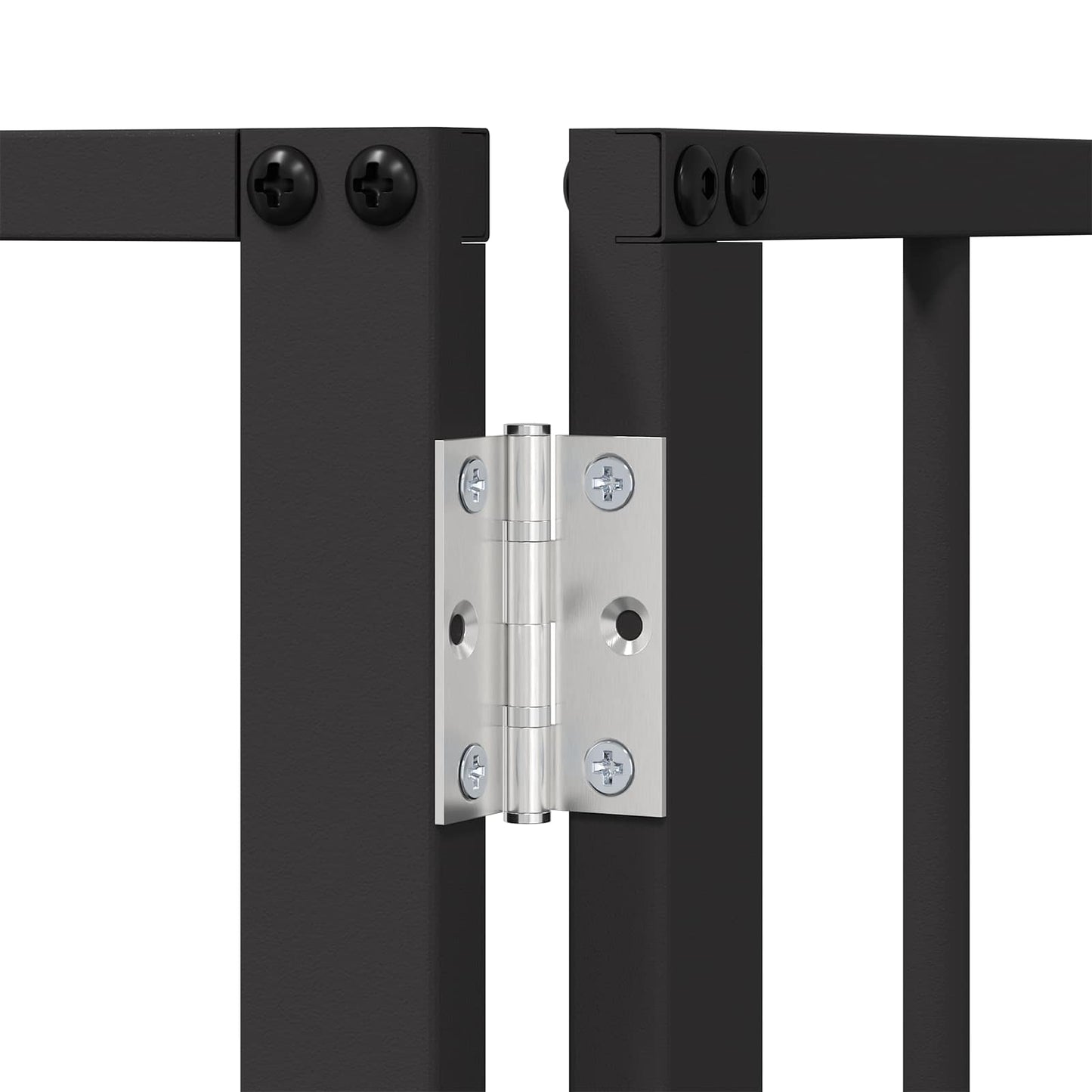 vidaXL Dog Gate 4 pcs Black 60 x 80 cm Galvanised Steel 6