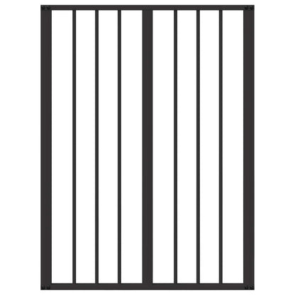 vidaXL Dog Gate 4 pcs Black 60 x 80 cm Galvanised Steel 5
