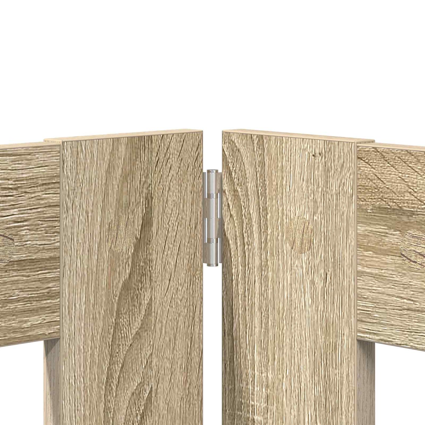 vidaXL Foldable Dog Gate with Stands 6 pcs Sonoma Oak 362 cm 4