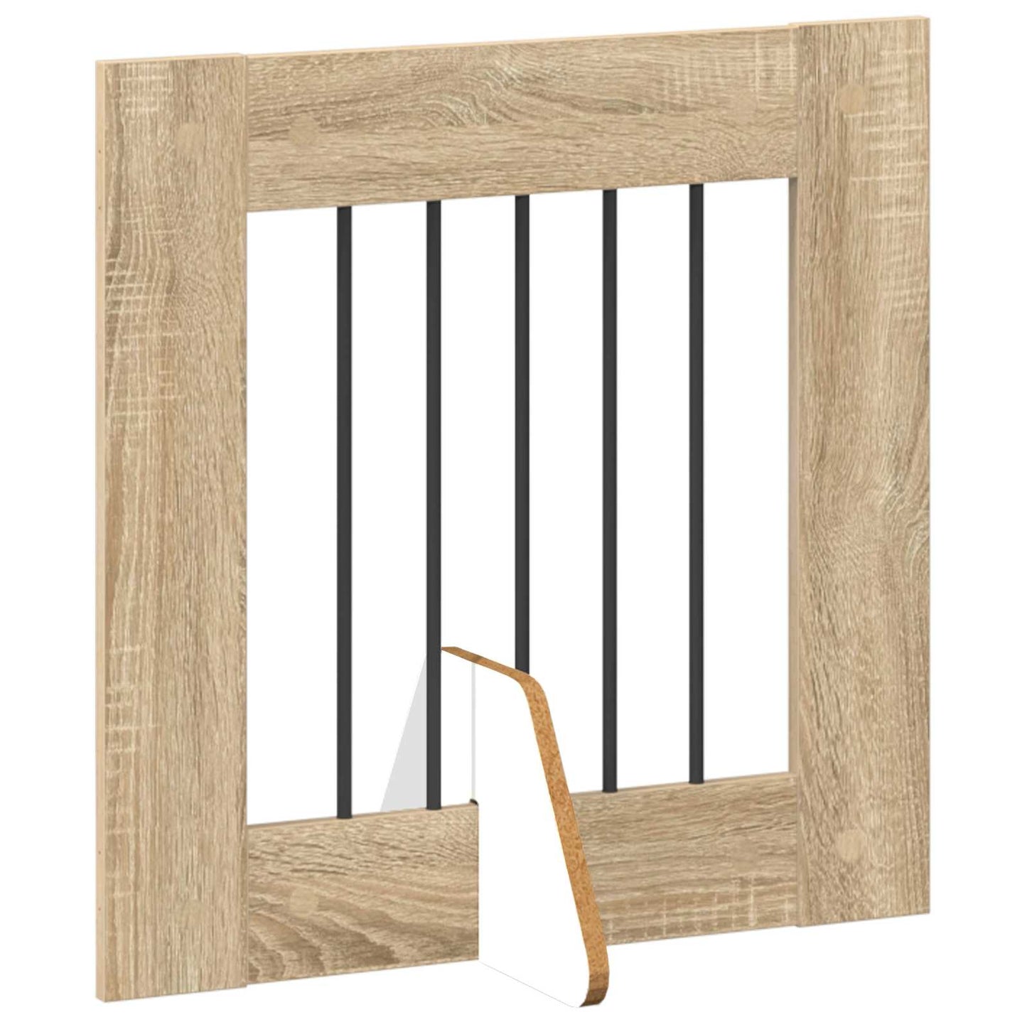 vidaXL Foldable Dog Gate with Stands 6 pcs Sonoma Oak 362 cm 3
