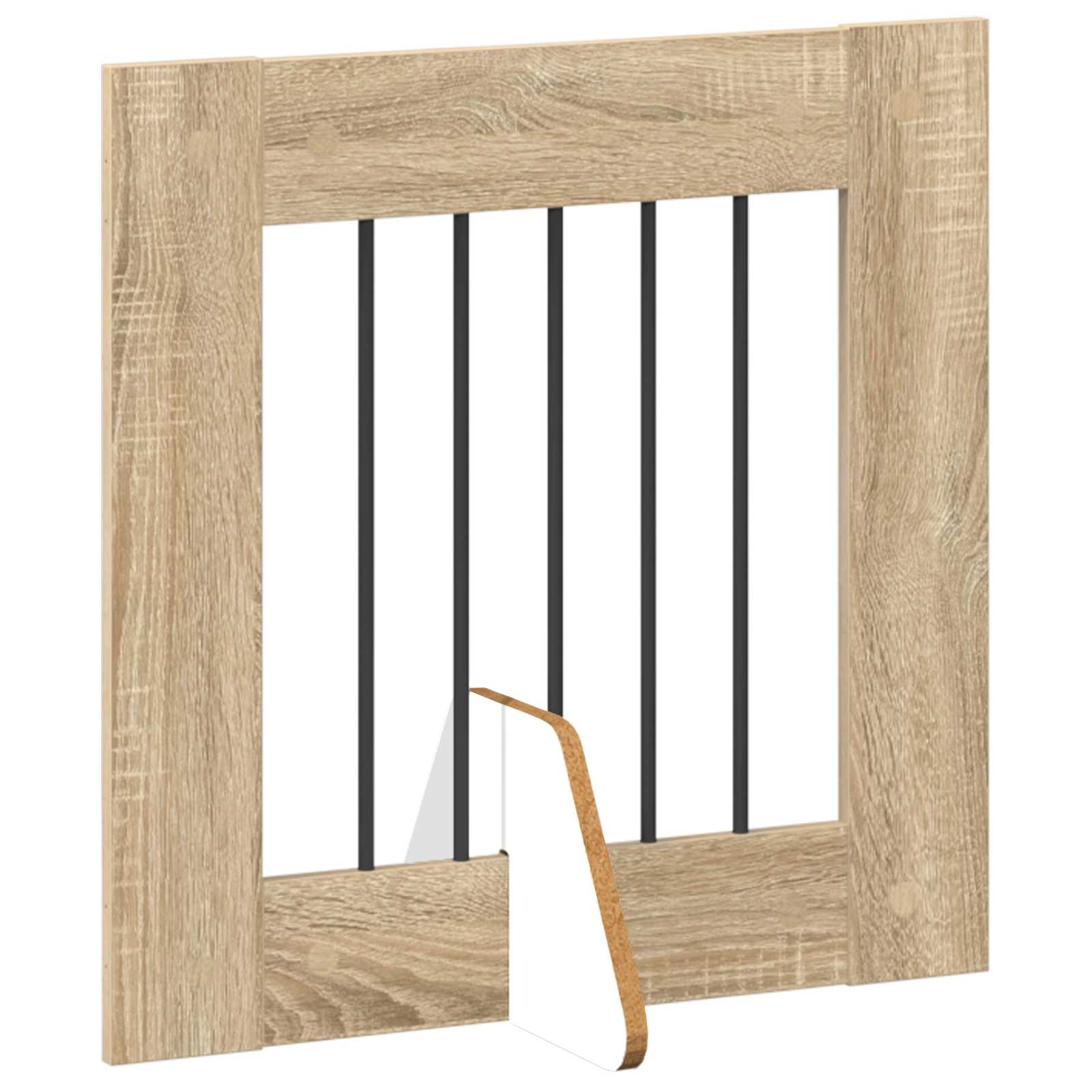 vidaXL Foldable Dog Gate with Stands 6 pcs Sonoma Oak 362 cm 3