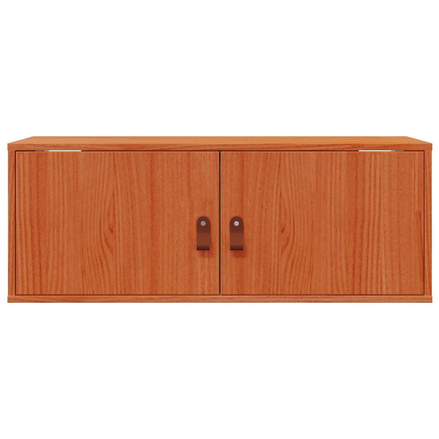 vidaXL Wall Cabinet Wax Brown 80 x 30 x 30 cm Solid Pine Wood 6