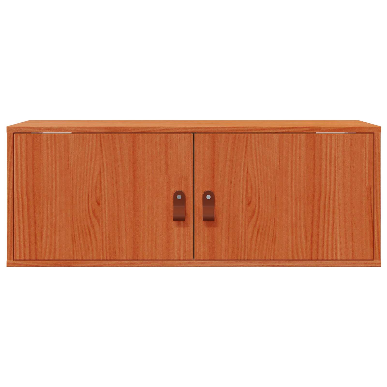 vidaXL Wall Cabinet Wax Brown 80 x 30 x 30 cm Solid Pine Wood 6