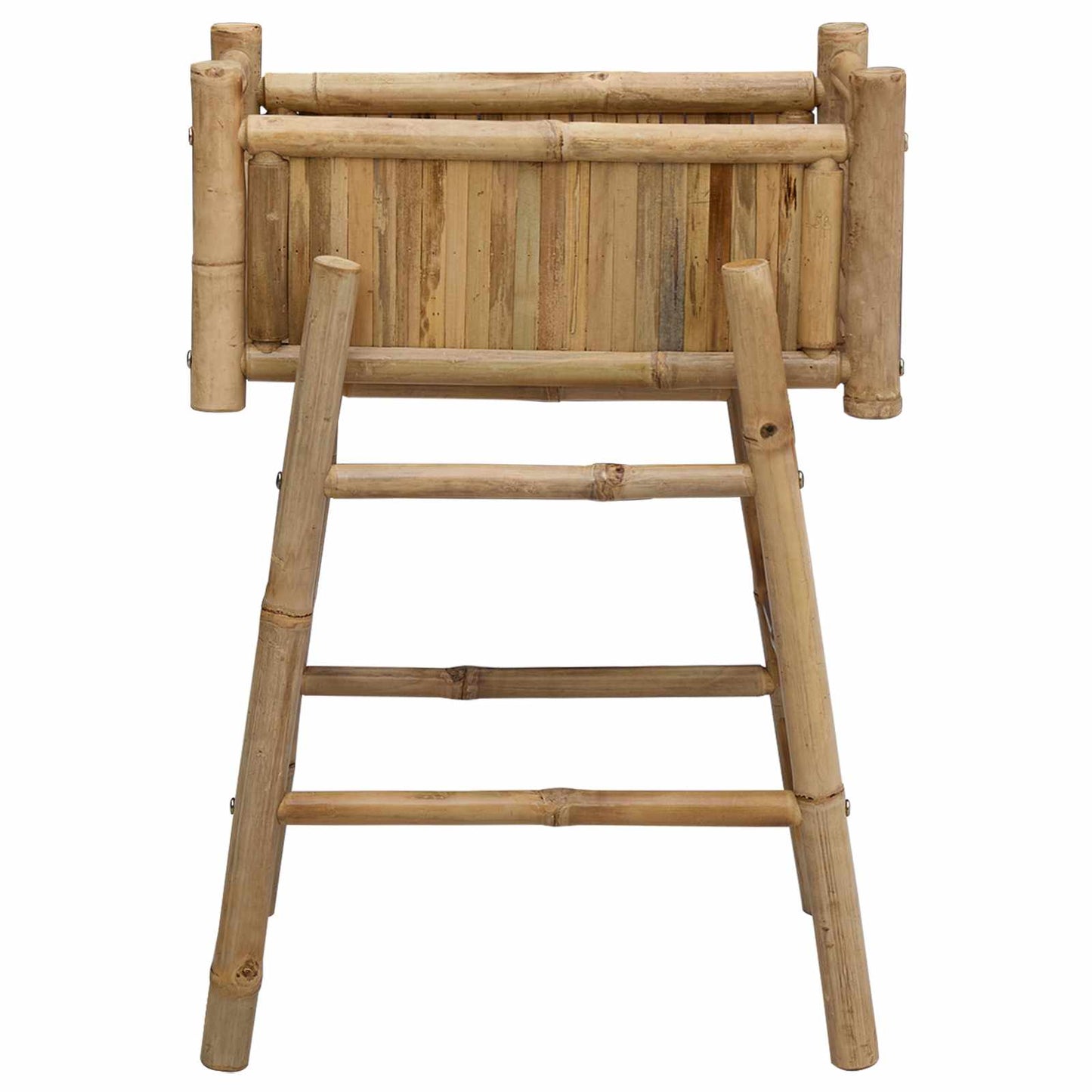 vidaXL Garden Planter With Holder Natural 50 x 38 x 74 cm Bamboo 4