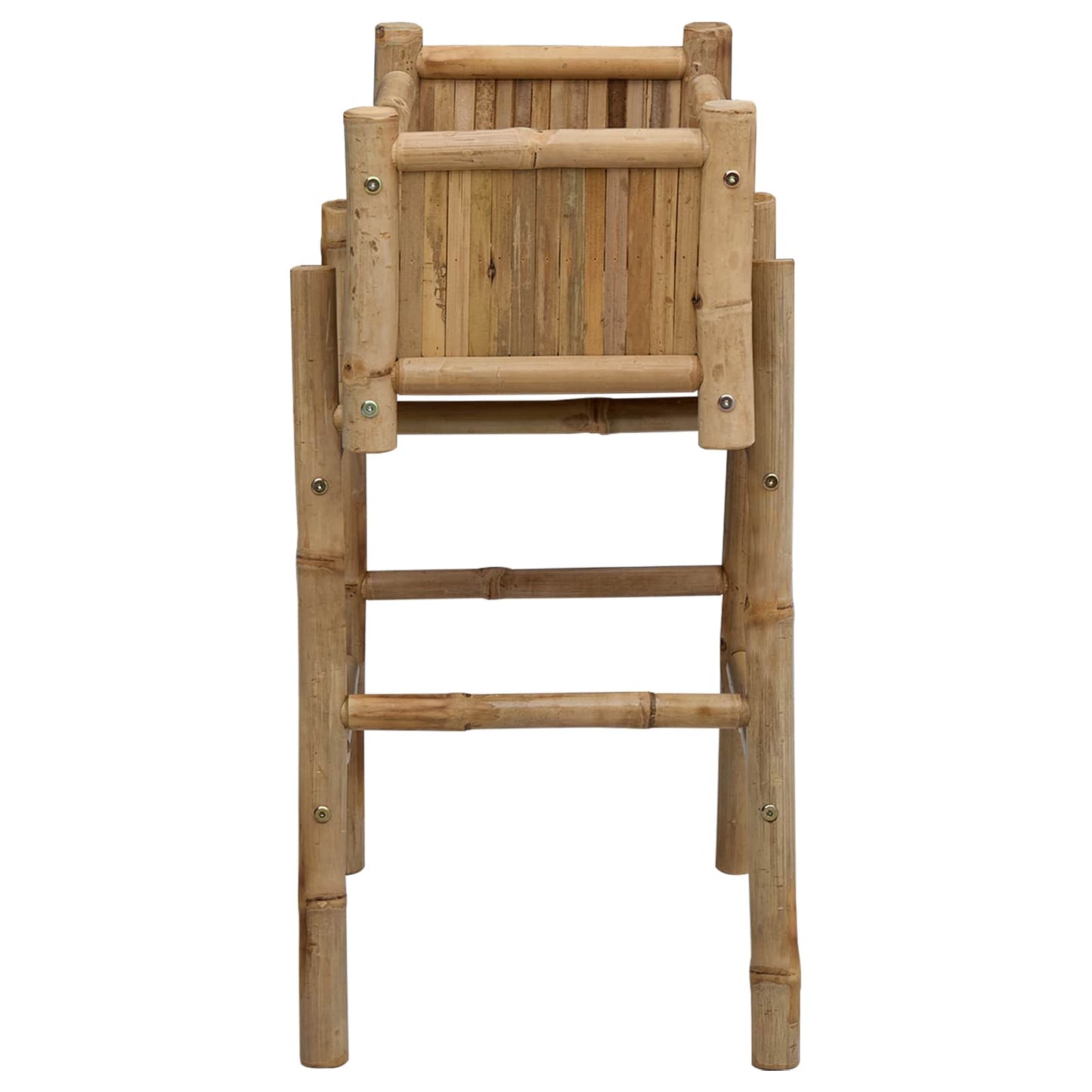 vidaXL Garden Planter With Holder Natural 50 x 38 x 74 cm Bamboo 5