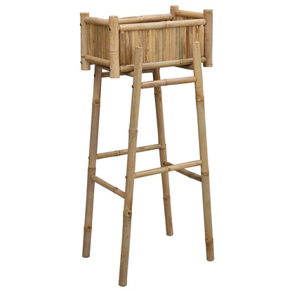 vidaXL Garden Planter With Holder Natural 50 x 38 x 114 cm Bamboo 2