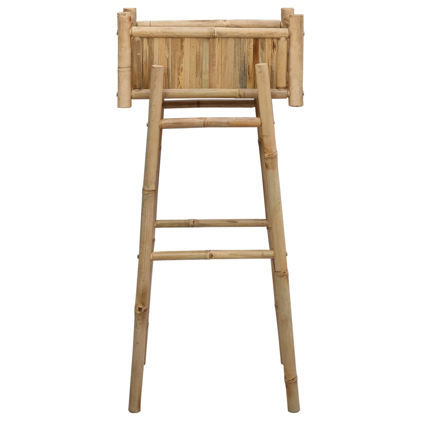 vidaXL Garden Planter With Holder Natural 50 x 38 x 114 cm Bamboo 4