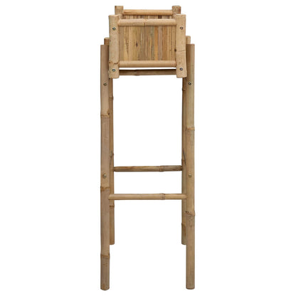 vidaXL Garden Planter With Holder Natural 50 x 38 x 114 cm Bamboo 5