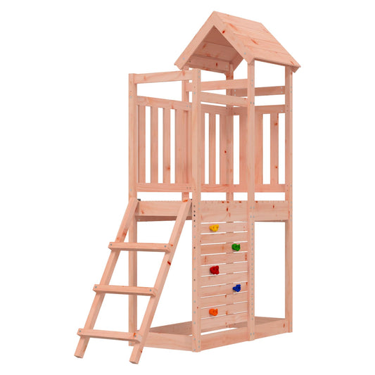 vidaXL Play Tower Brown Solid Douglas Wood 1
