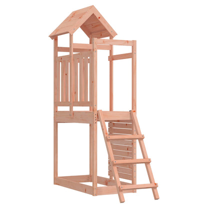 vidaXL Play Tower Brown Solid Douglas Wood 4