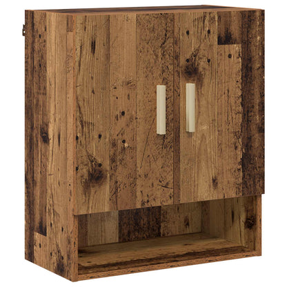 vidaXL Wall Cabinet 60 x 31 x 70 cm Engineered Wood Old Wood 2