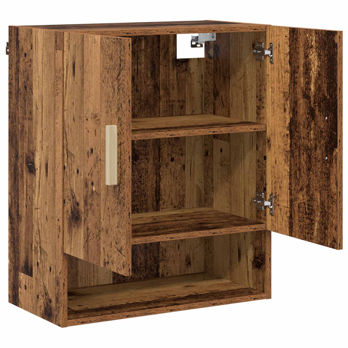 vidaXL Wall Cabinet 60 x 31 x 70 cm Engineered Wood Old Wood 4