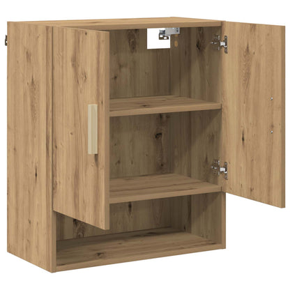 vidaXL Wall Cabinet 60 x 31 x 70 cm Engineered Wood Artisian Oak 4
