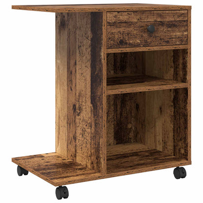 vidaXL Printer Stand Old Wood 60 x 40 x 68.5 cm Engineered Wood 2