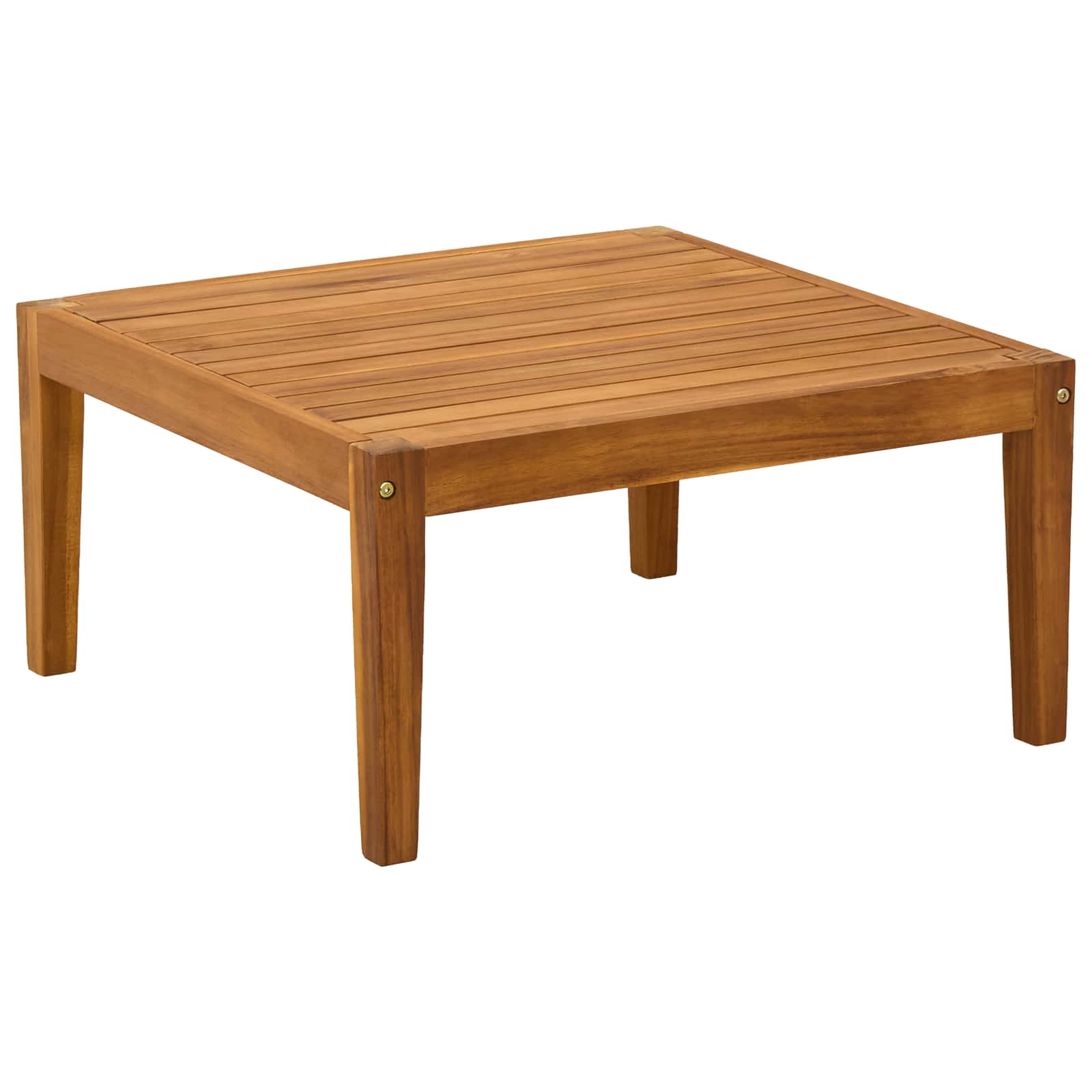 vidaXL Garden Table Solid Acacia Wood Natural 60 x 60 x 30 cm 2
