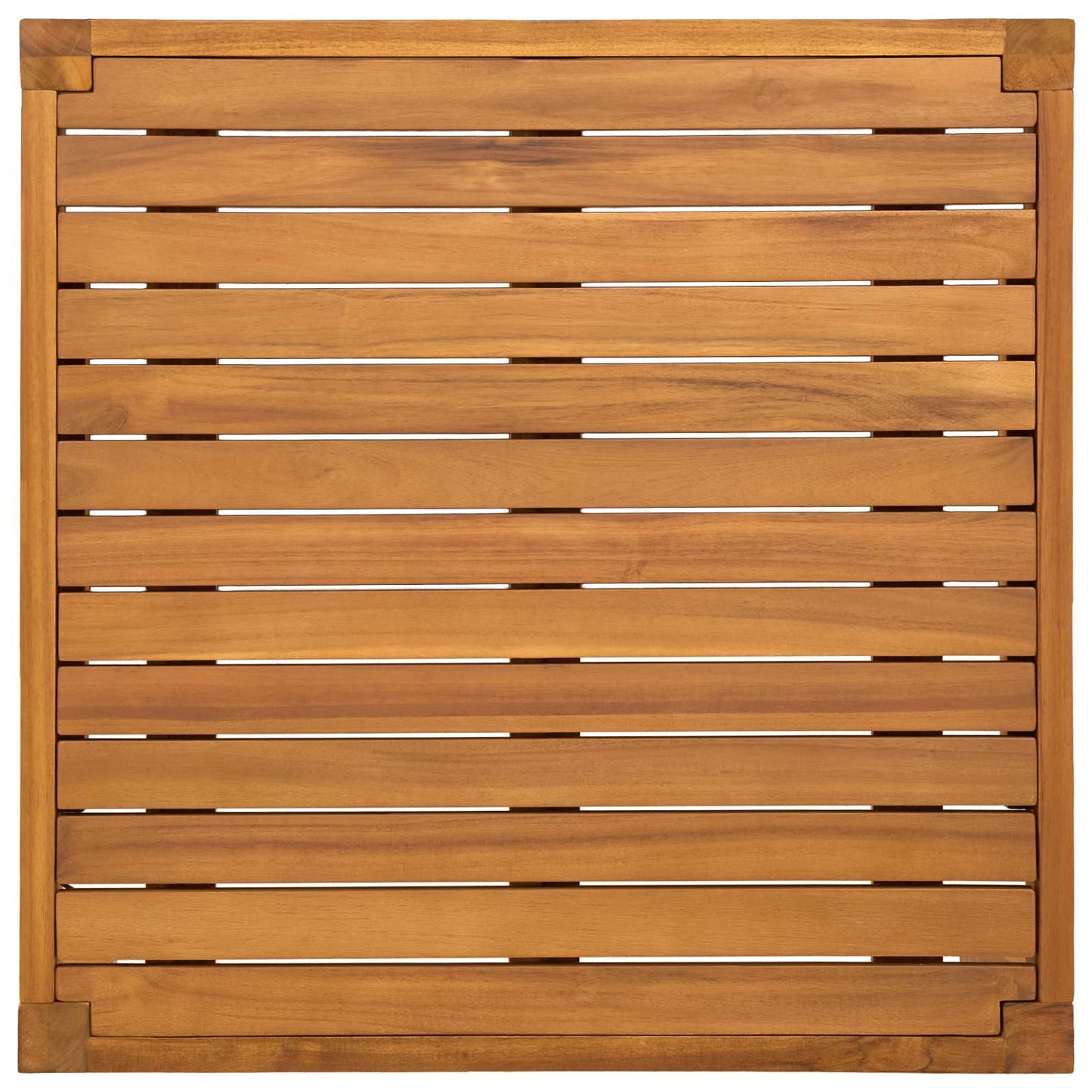 vidaXL Garden Table Solid Acacia Wood Natural 60 x 60 x 30 cm 4