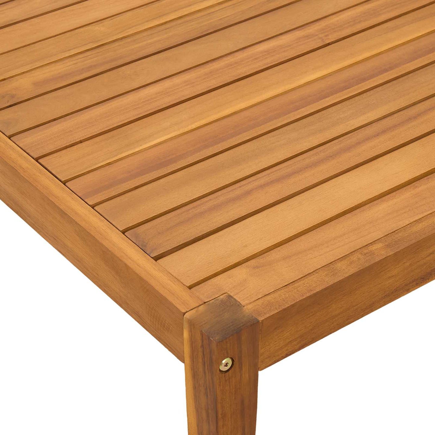vidaXL Garden Table Solid Acacia Wood Natural 60 x 60 x 30 cm 5