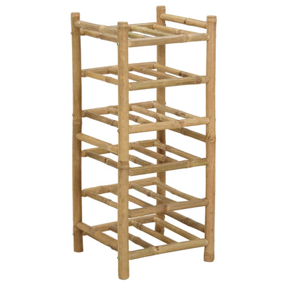 vidaXL Wine Rack Bamboo Natural 2