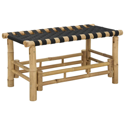 vidaXL Garden Bench 80 x 38 x 40 cm Bamboo Natural Rectangular 2