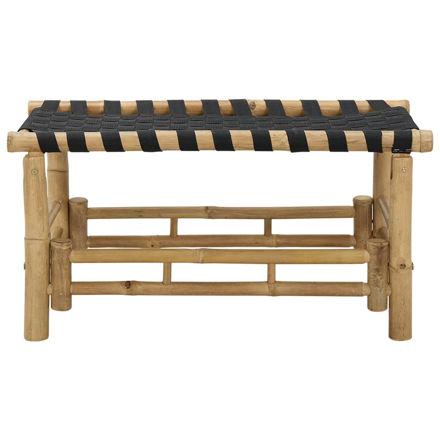 vidaXL Garden Bench 80 x 38 x 40 cm Bamboo Natural Rectangular 3