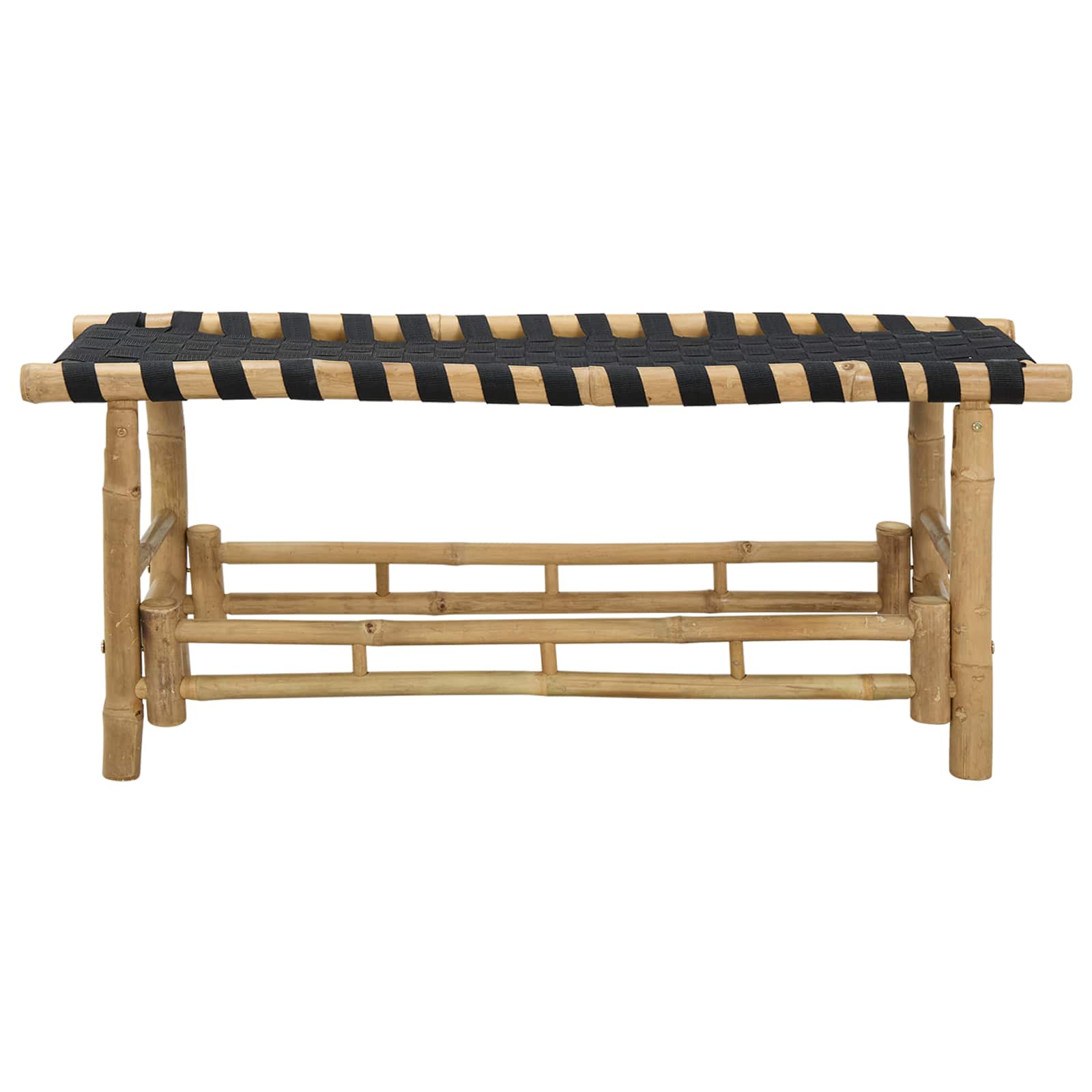 vidaXL Garden Bench 110 x 38 x 40 cm Bamboo Natural Rectangular 3