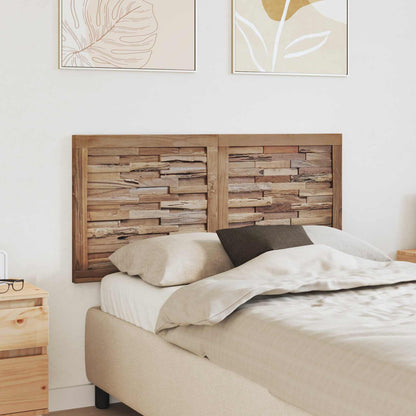 vidaXL Bed Headboard Natural Solid Teak Wood 1