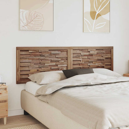 vidaXL Bed Headboard Natural Solid Teak Wood