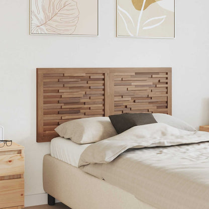 vidaXL Bed Headboard Natural Solid Teak Wood