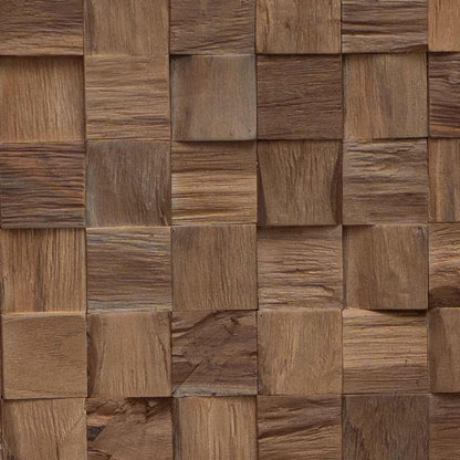 vidaXL Bed Headboard Natural Solid Teak Wood 5