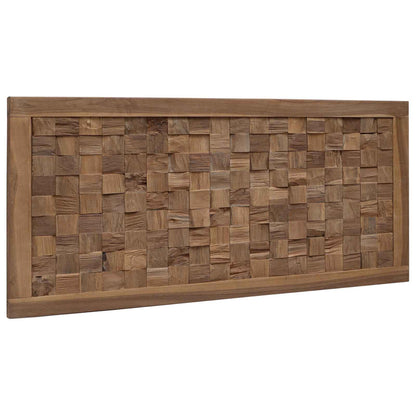 vidaXL Bed Headboard Natural Solid Teak Wood 2