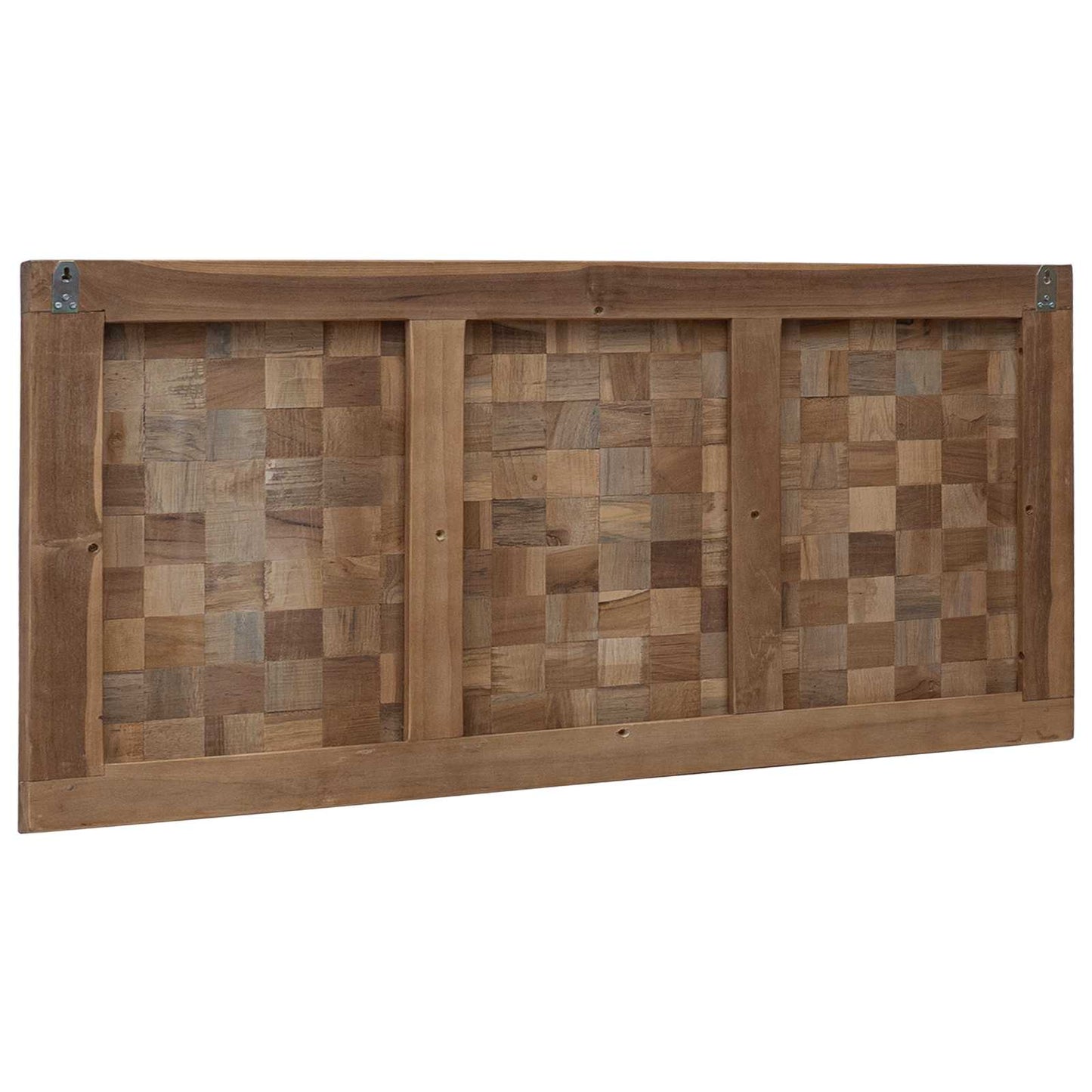 vidaXL Bed Headboard Natural Solid Teak Wood 4
