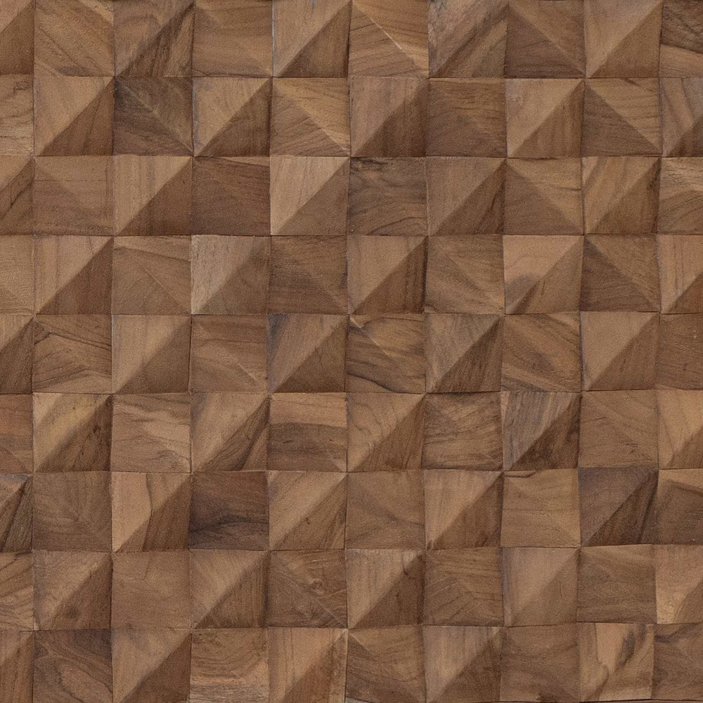 Bed Headboard Natural Solid Teak Wood 100 cm
